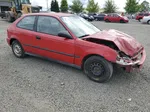 1998 Honda Civic Cx Red vin: 2HGEJ6325WH104296