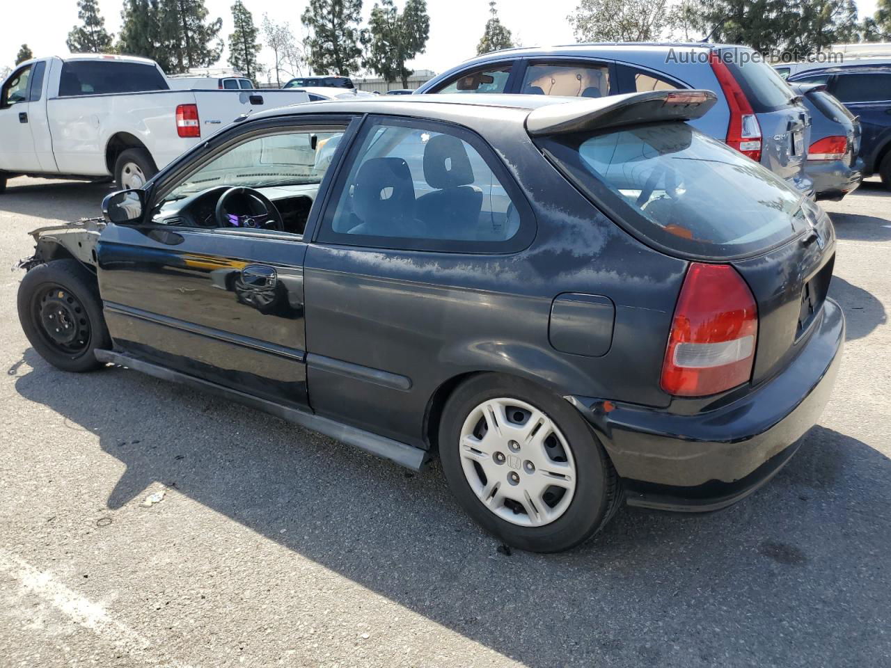 1998 Honda Civic Dx Черный vin: 2HGEJ6341WH106712