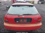 1996 Honda Civic Dx Red vin: 2HGEJ6342TH114734