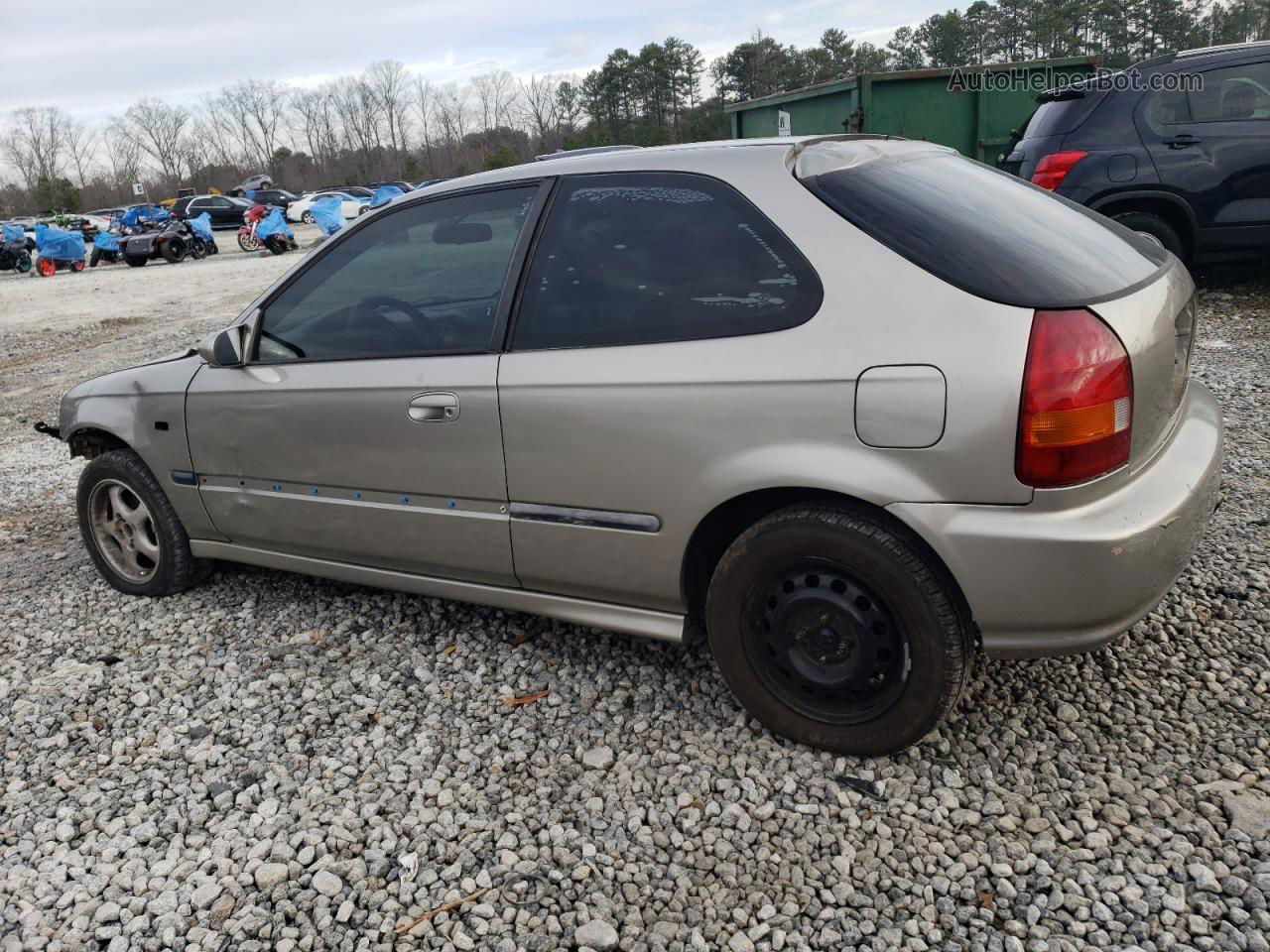 1996 Honda Civic Dx Серебряный vin: 2HGEJ6344TH114718