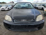 1998 Honda Civic Dx Black vin: 2HGEJ6344WH114643