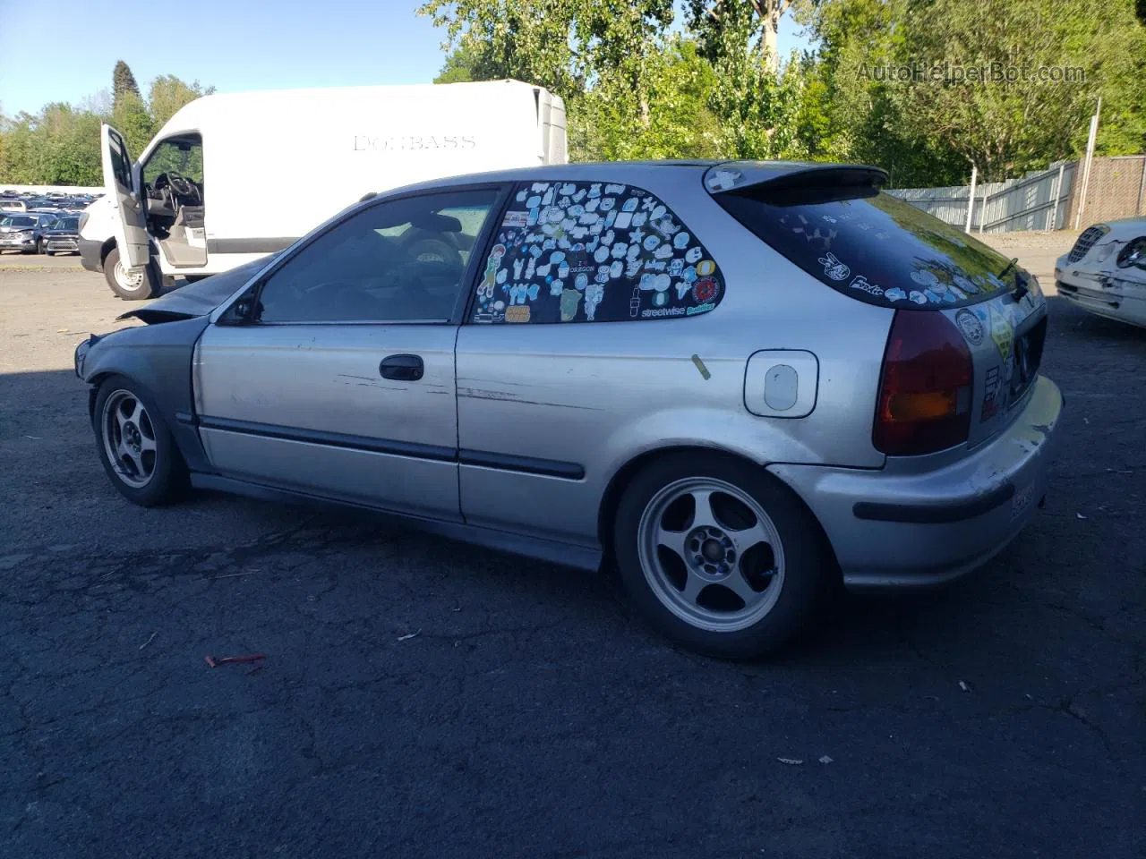 1998 Honda Civic Dx Silver vin: 2HGEJ6349WH117117