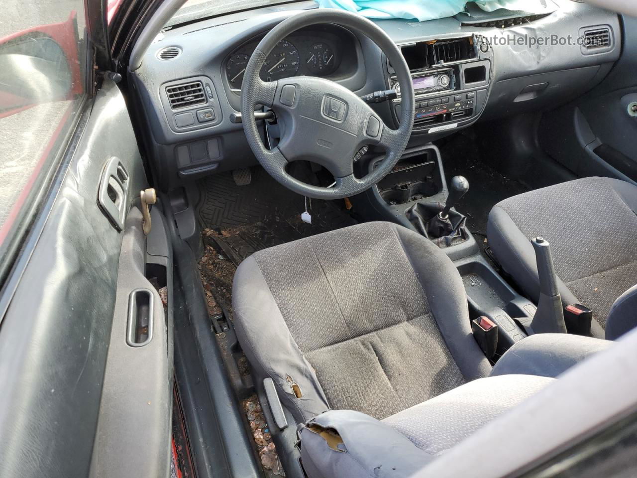 1996 Honda Civic Dx Красный vin: 2HGEJ634XTH103108