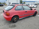 1996 Honda Civic Cx Red vin: 2HGEJ6421TH120375