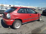 1996 Honda Civic Cx Красный vin: 2HGEJ6425TH127295