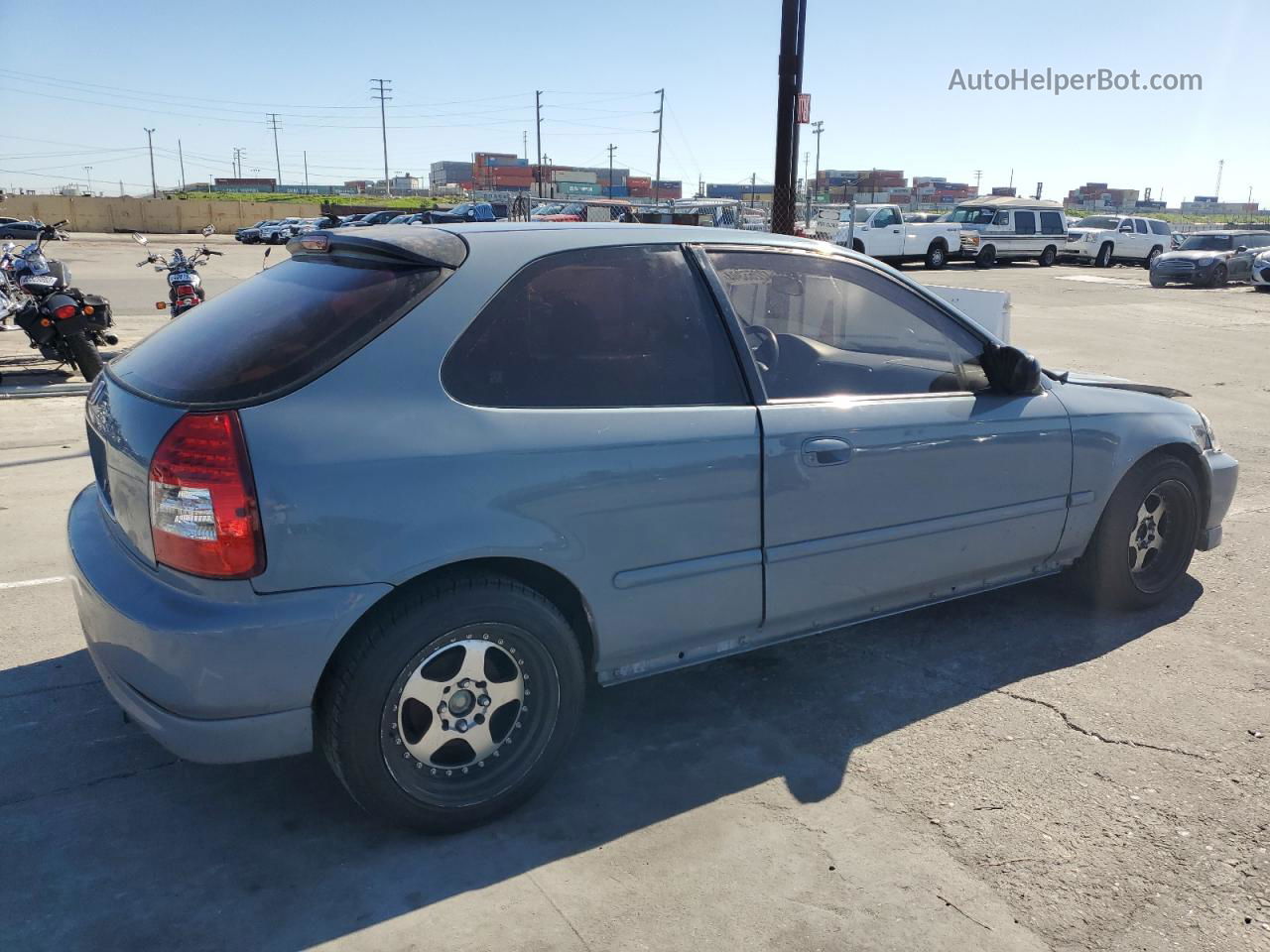 1996 Honda Civic Cx Gray vin: 2HGEJ6426TH119187