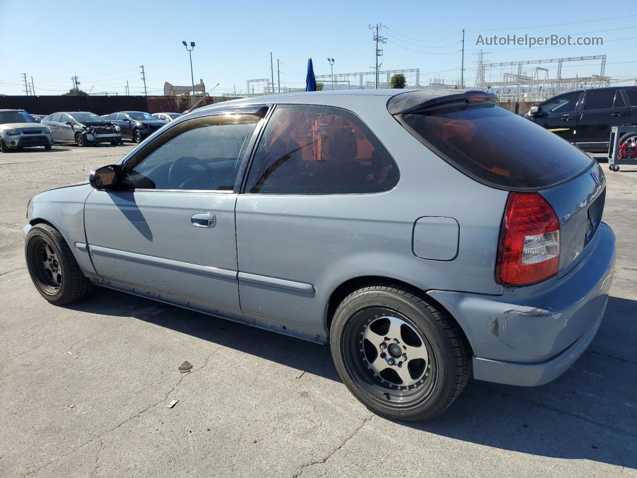 1996 Honda Civic Cx Gray vin: 2HGEJ6426TH119187