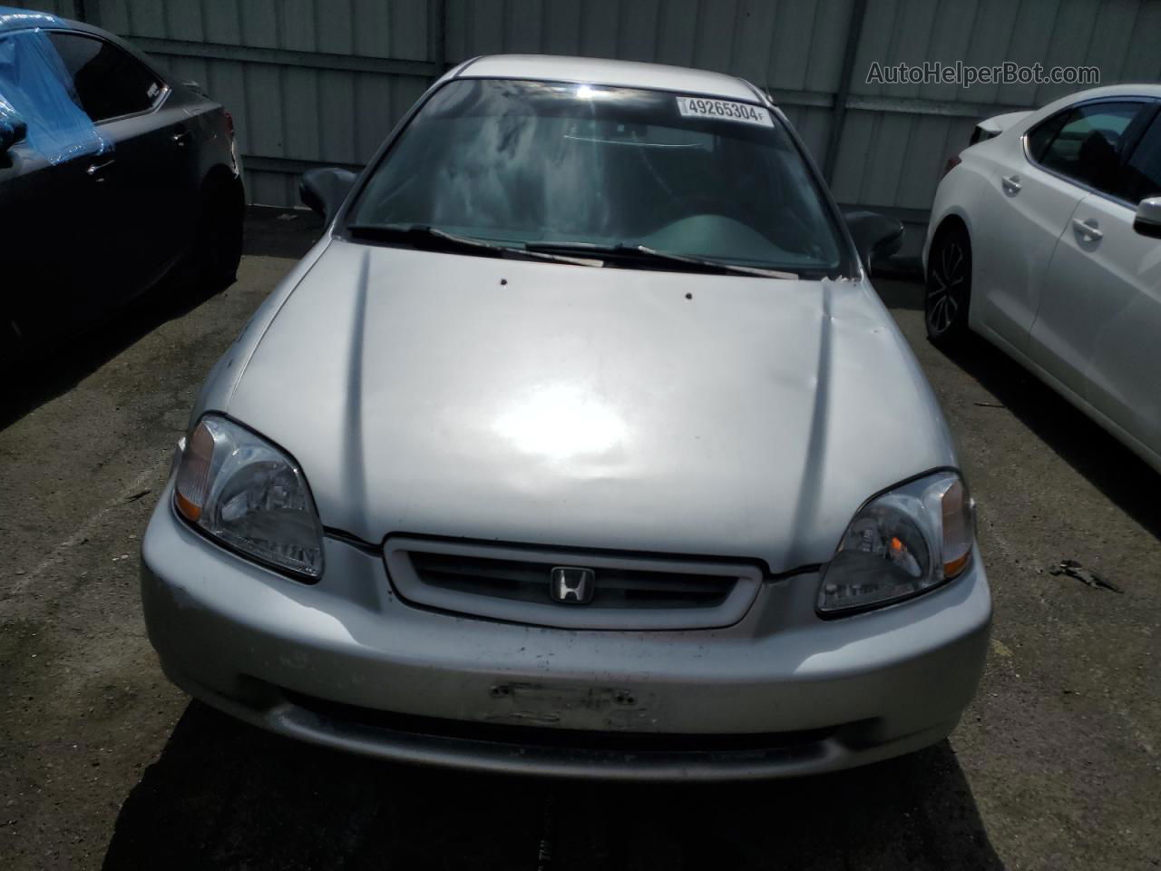 1998 Honda Civic Dx Серебряный vin: 2HGEJ6443WH116124