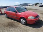 1998 Honda Civic Dx Red vin: 2HGEJ6444WH115533