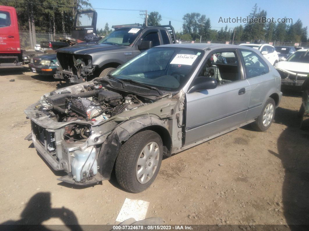 1998 Honda Civic Dx Silver vin: 2HGEJ6445WH110728