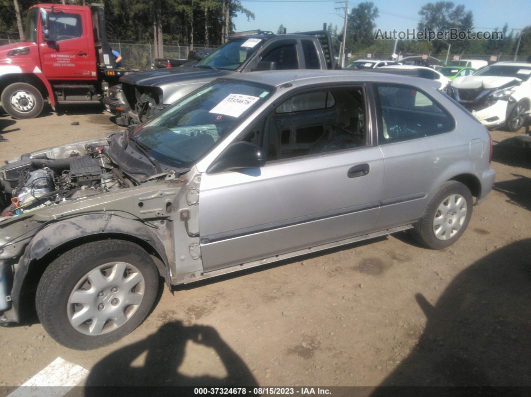 1998 Honda Civic Dx Silver vin: 2HGEJ6445WH110728