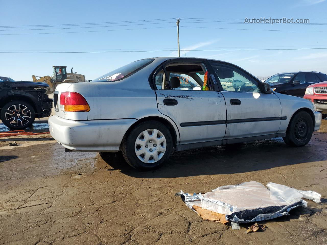 1998 Honda Civic Dx Silver vin: 2HGEJ652XWH577186