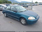 1996 Honda Civic Lx Green vin: 2HGEJ6572TH502571