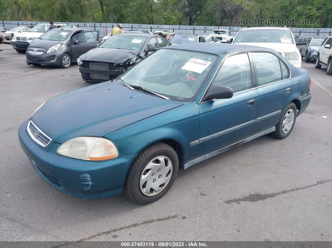 1996 Honda Civic Lx Green vin: 2HGEJ6572TH502571