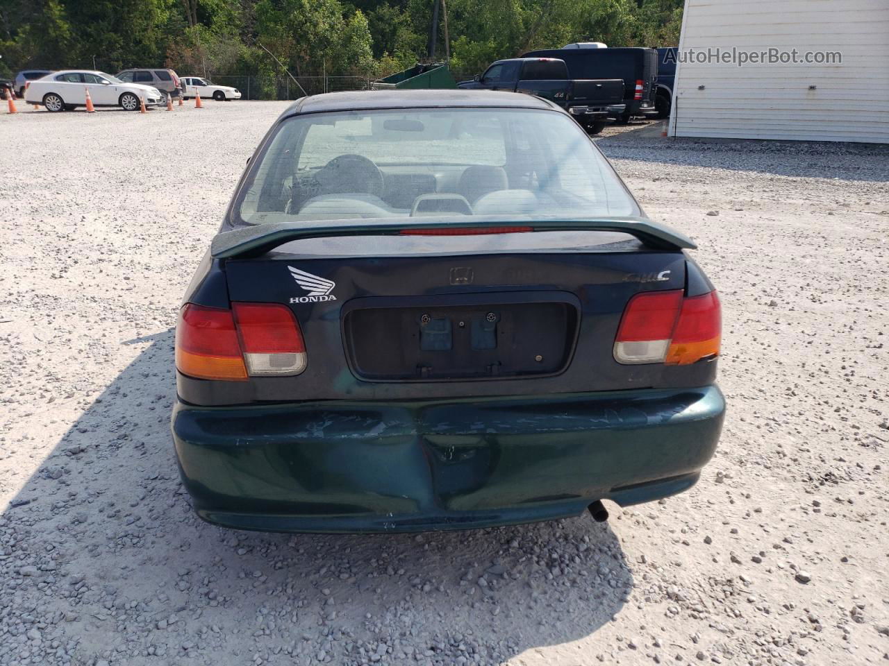 1998 Honda Civic Lx Green vin: 2HGEJ6574WH559035