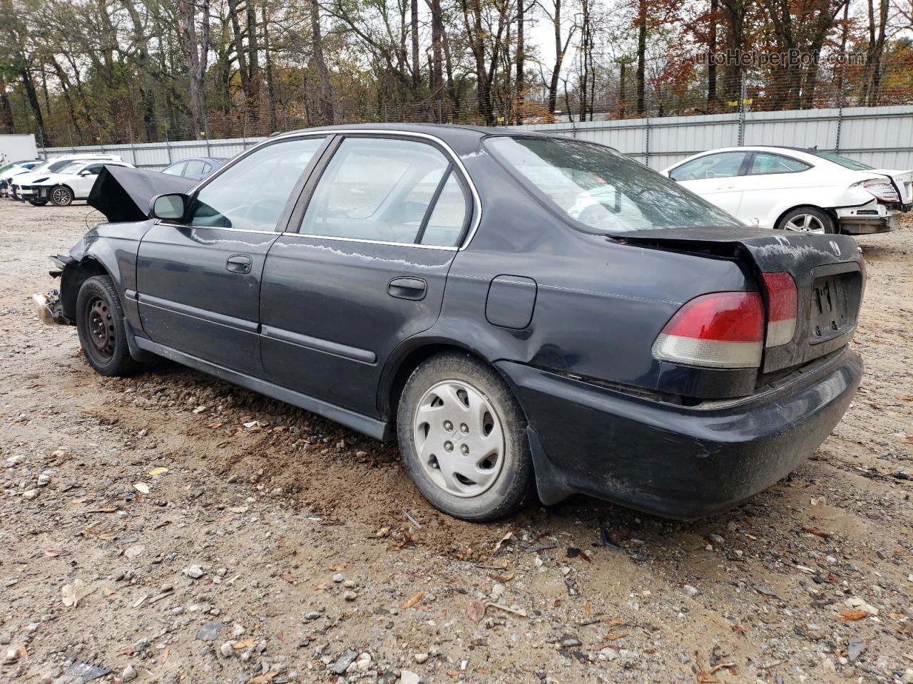 1996 Honda Civic Lx Black vin: 2HGEJ6575TH556916