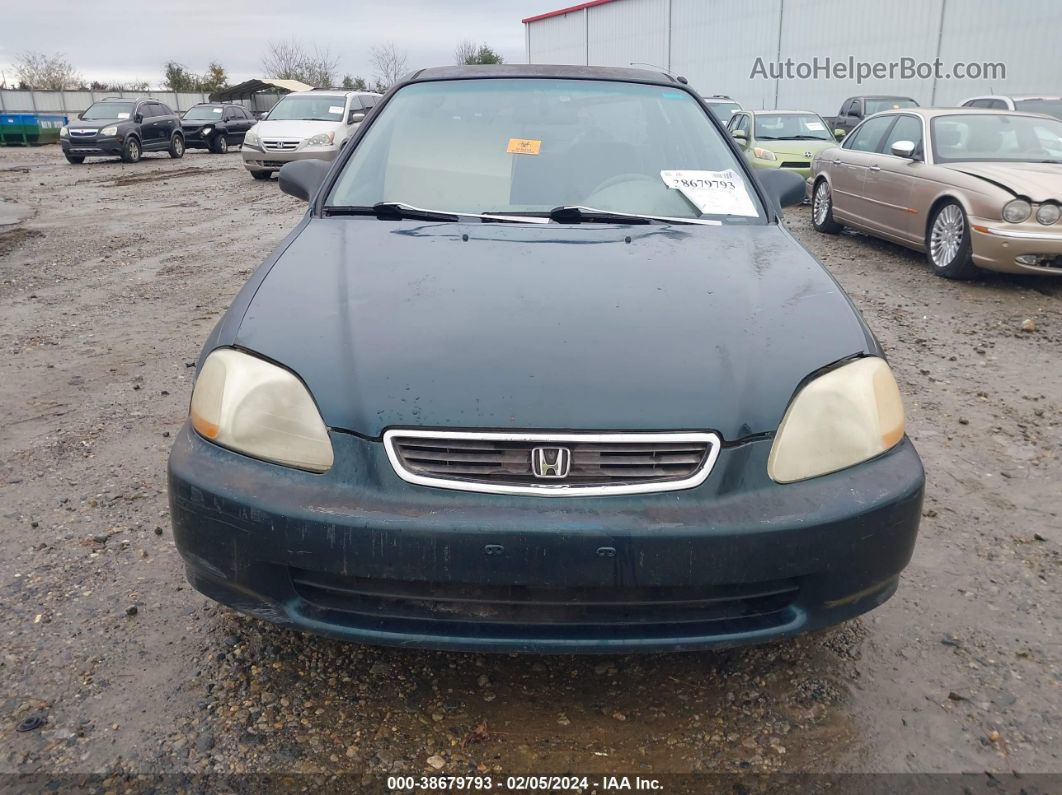 1998 Honda Civic Lx Green vin: 2HGEJ6578WH524577