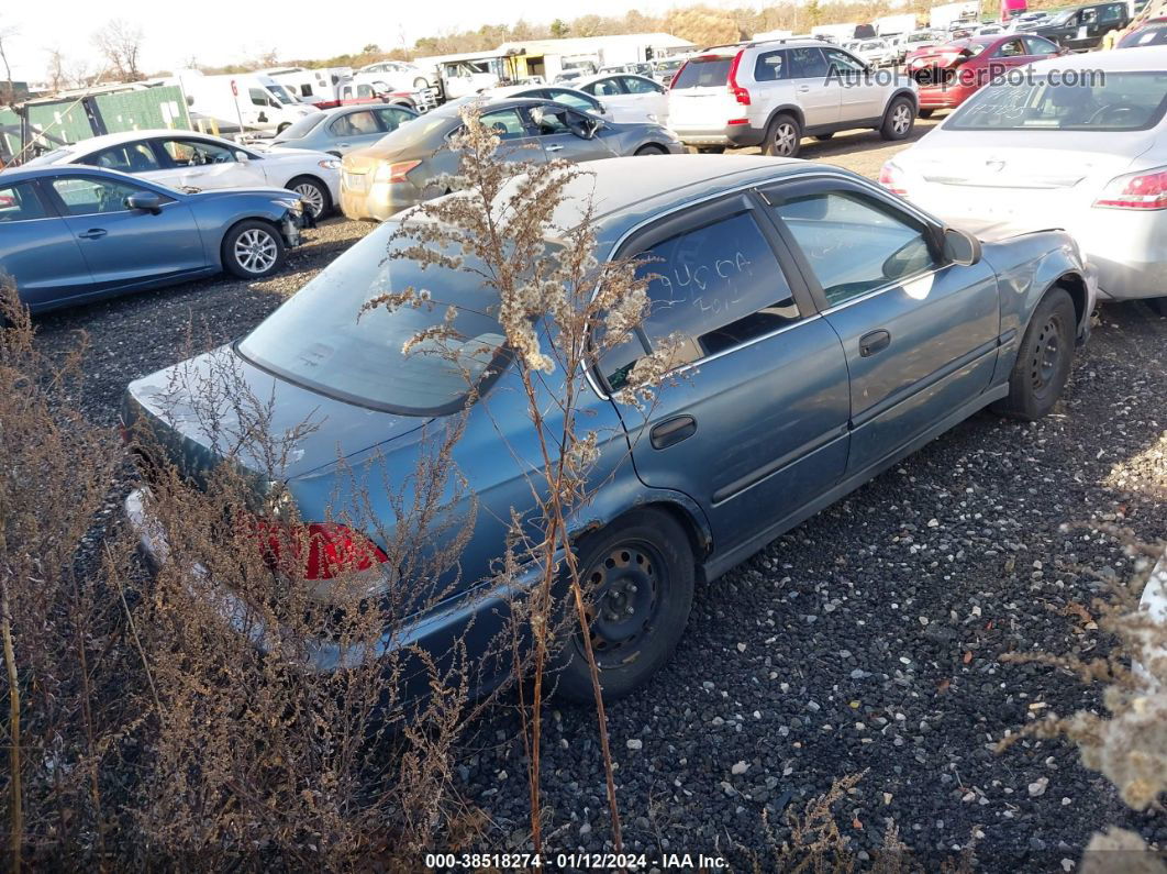 1998 Honda Civic Lx Teal vin: 2HGEJ657XWH582190