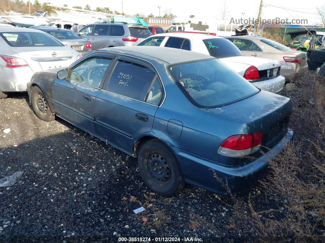 1998 Honda Civic Lx Teal vin: 2HGEJ657XWH582190