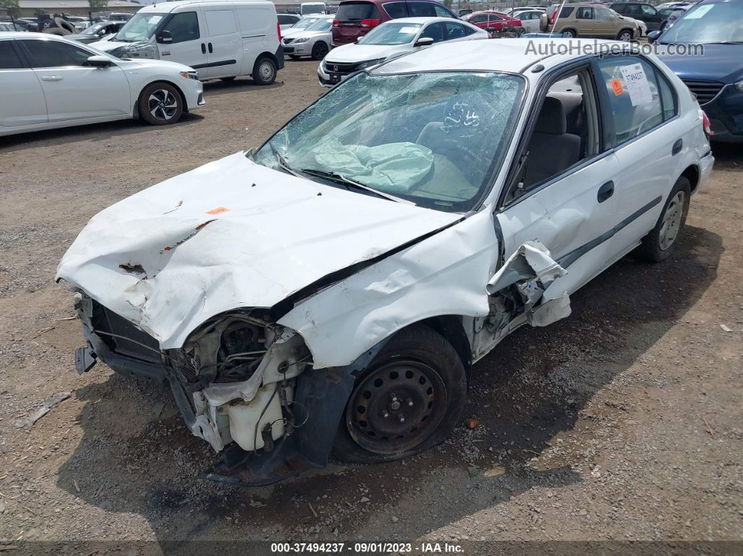 1996 Honda Civic Lx/ex White vin: 2HGEJ6601TH530296