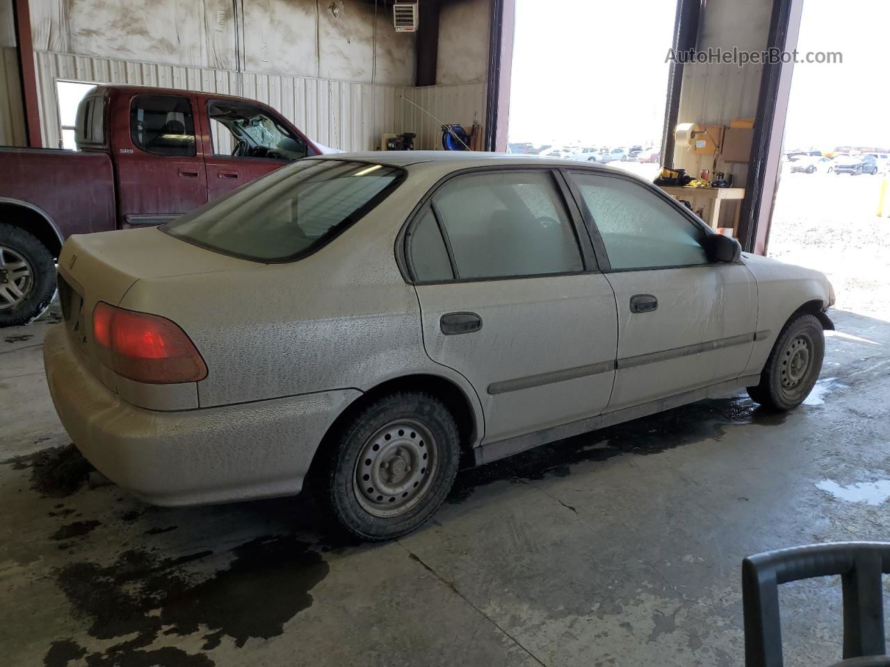 1996 Honda Civic Dx Silver vin: 2HGEJ6626TH535981