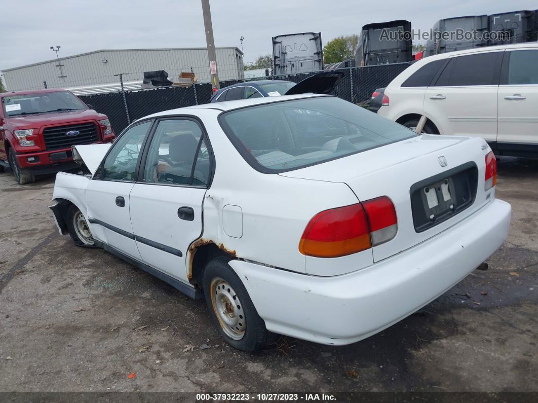 1996 Honda Civic Dx White vin: 2HGEJ6626TH550917