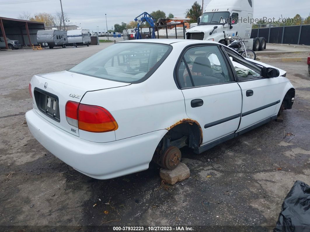 1996 Honda Civic Dx White vin: 2HGEJ6626TH550917