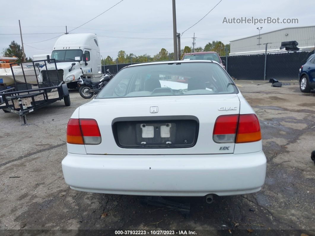 1996 Honda Civic Dx White vin: 2HGEJ6626TH550917