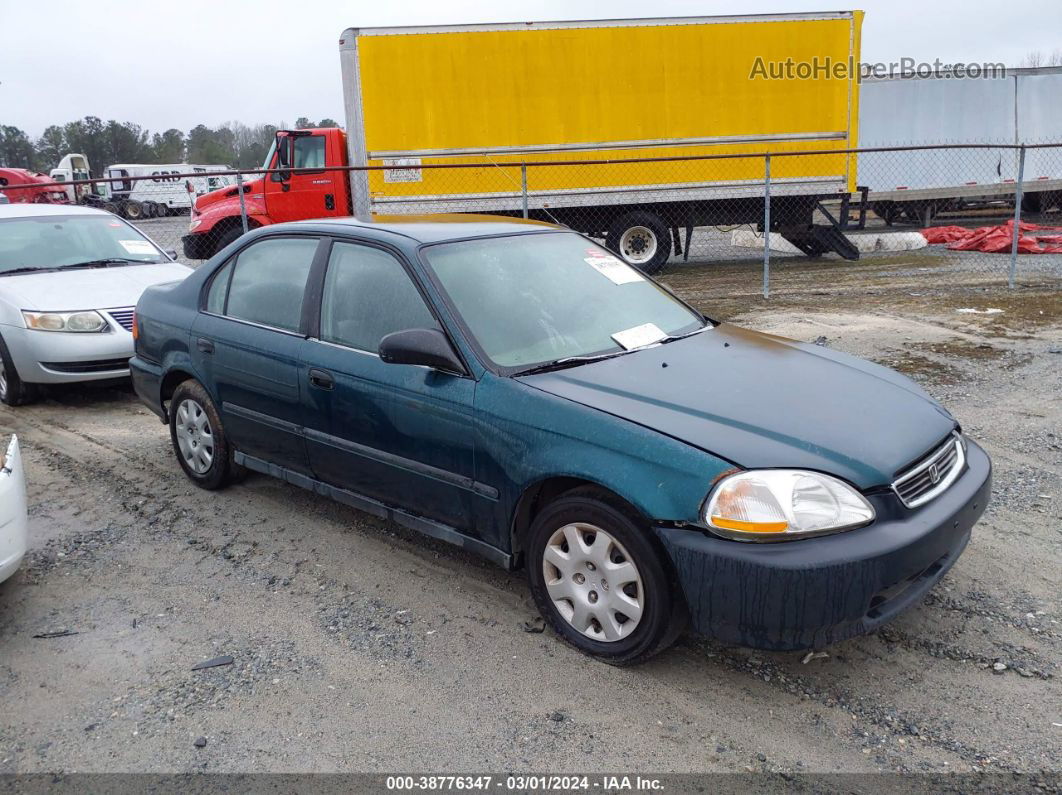 1998 Honda Civic Dx Green vin: 2HGEJ6628WH508995