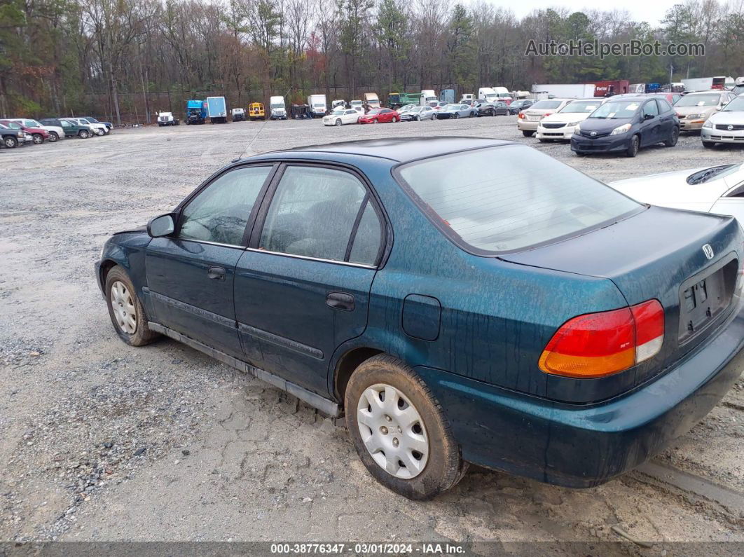 1998 Honda Civic Dx Green vin: 2HGEJ6628WH508995