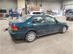 1998 Honda Civic Lx Green vin: 2HGEJ6630WH909756