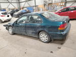 1998 Honda Civic Lx Зеленый vin: 2HGEJ6630WH909756