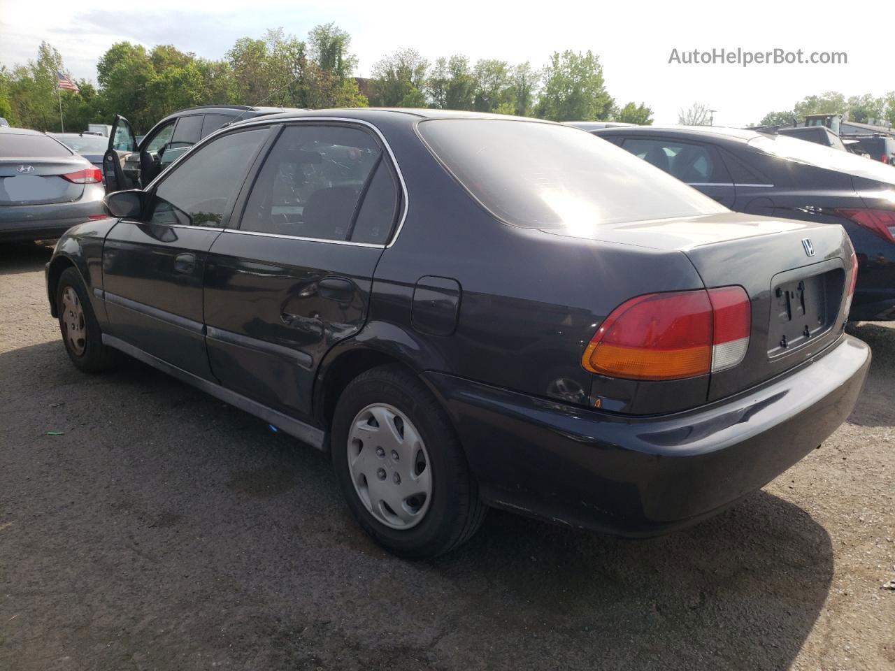 1996 Honda Civic Lx Black vin: 2HGEJ6670TH501594