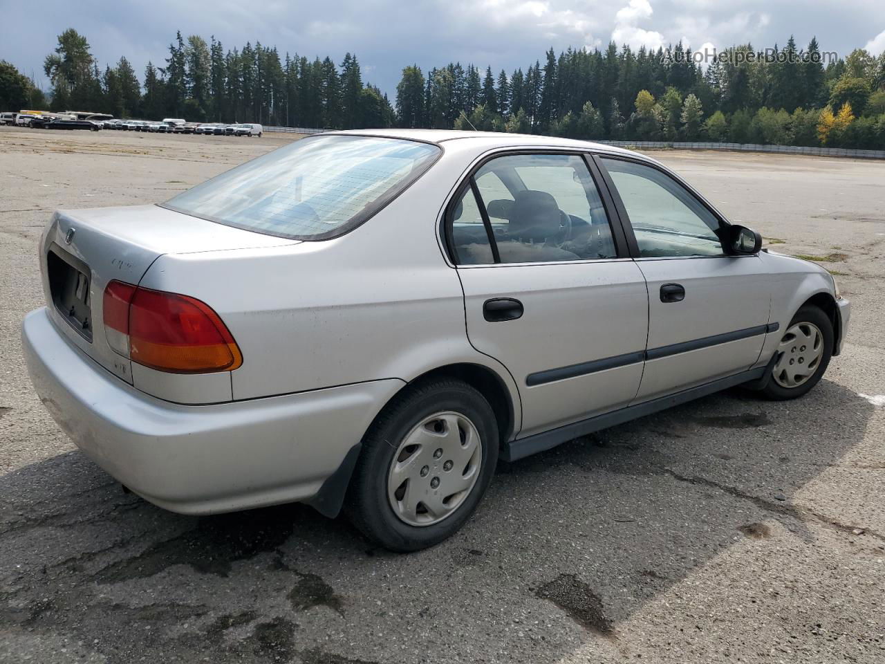 1996 Honda Civic Lx Silver vin: 2HGEJ6670TH521277