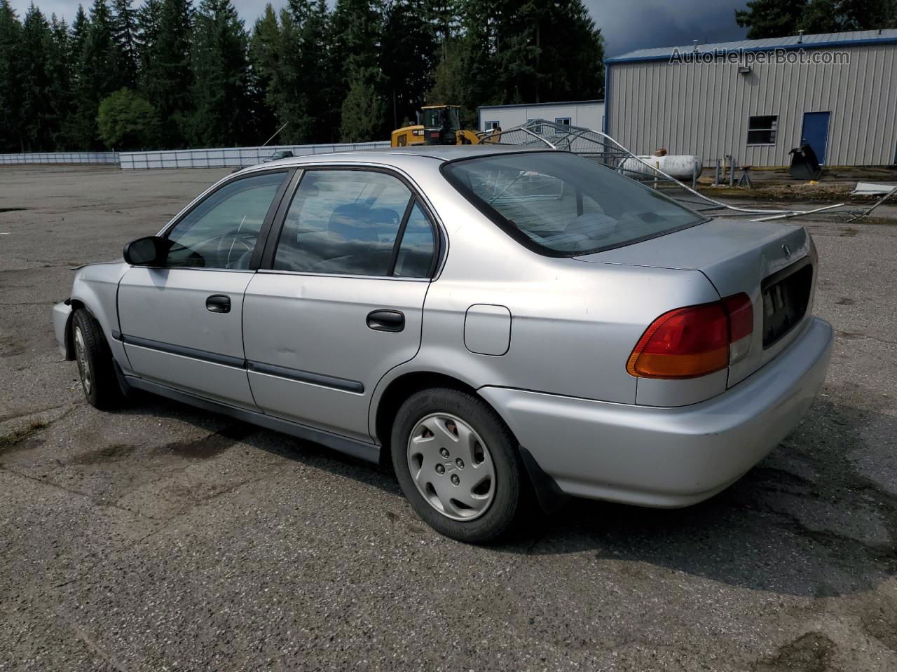 1996 Honda Civic Lx Silver vin: 2HGEJ6670TH521277