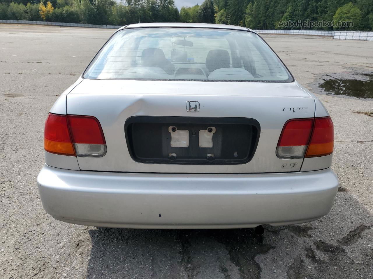 1996 Honda Civic Lx Silver vin: 2HGEJ6670TH521277