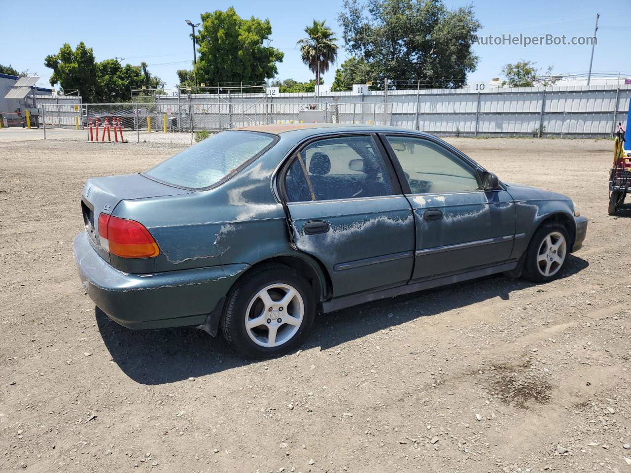 1998 Honda Civic Lx Green vin: 2HGEJ6670WH503138