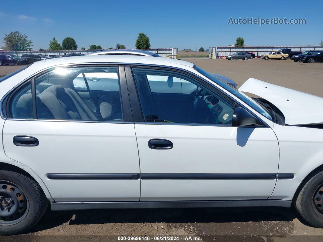 1998 Honda Civic Lx White vin: 2HGEJ6670WH524054