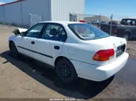 1998 Honda Civic Lx White vin: 2HGEJ6670WH524054