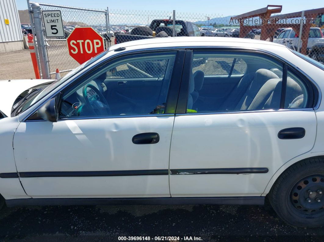 1998 Honda Civic Lx White vin: 2HGEJ6670WH524054