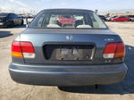 1998 Honda Civic Lx Blue vin: 2HGEJ6672WH523844