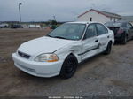 1998 Honda Civic Lx White vin: 2HGEJ6672WH556374