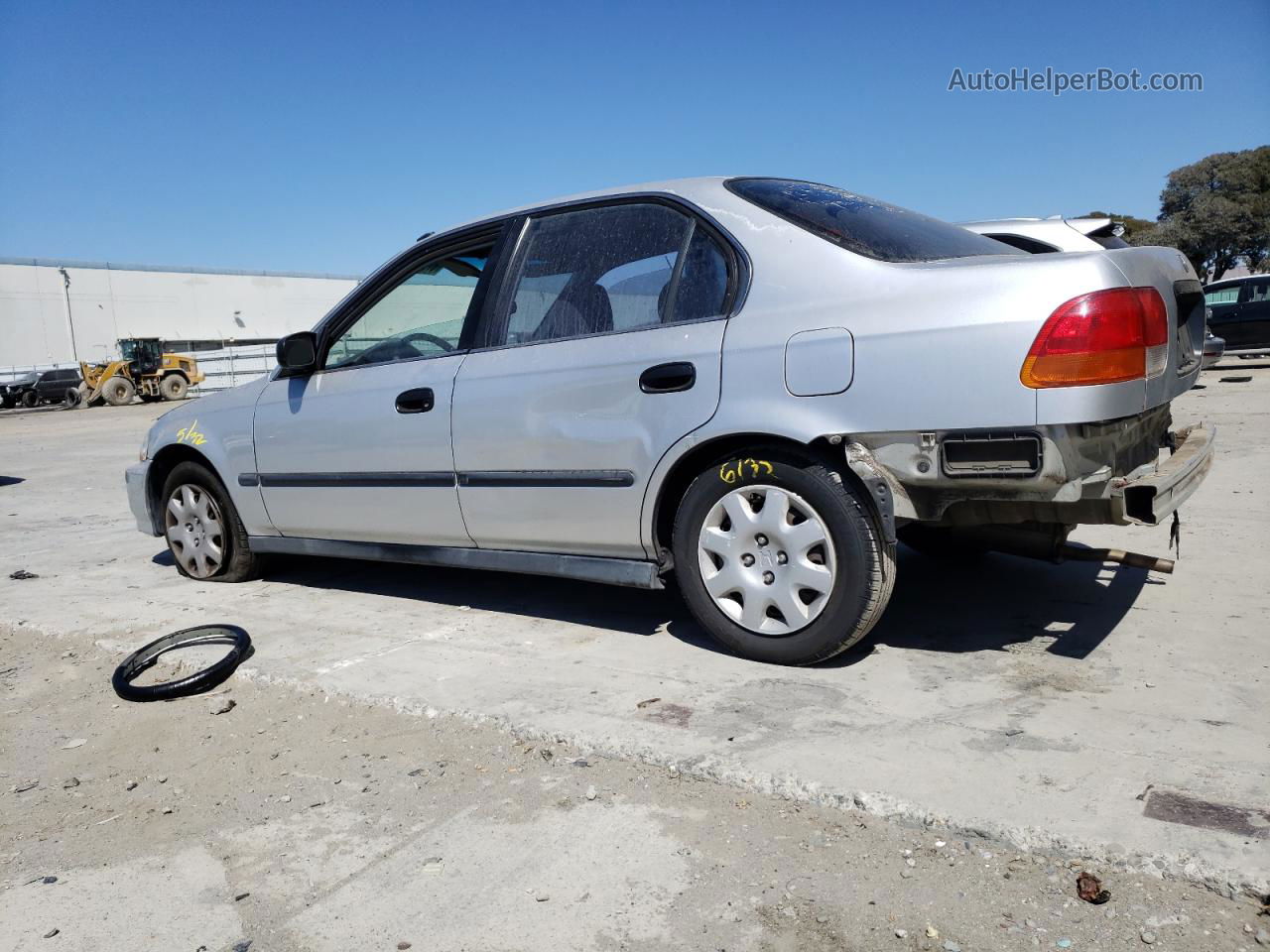 1998 Honda Civic Lx Gray vin: 2HGEJ6672WH627539