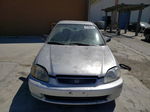 1998 Honda Civic Lx Gray vin: 2HGEJ6672WH627539