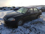 1998 Honda Civic Lx Черный vin: 2HGEJ6674WH512070