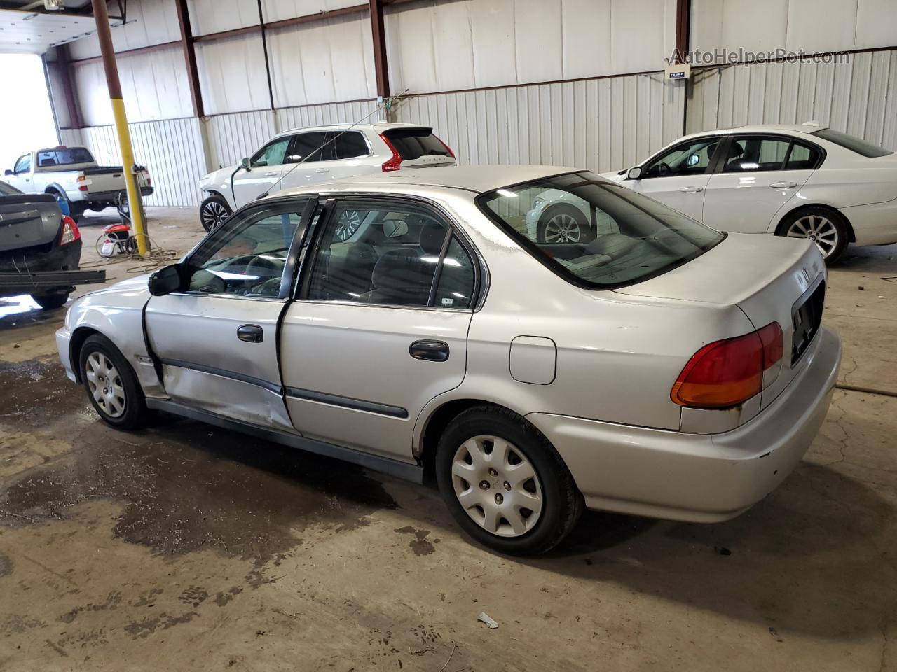 1998 Honda Civic Lx Silver vin: 2HGEJ6674WH602447