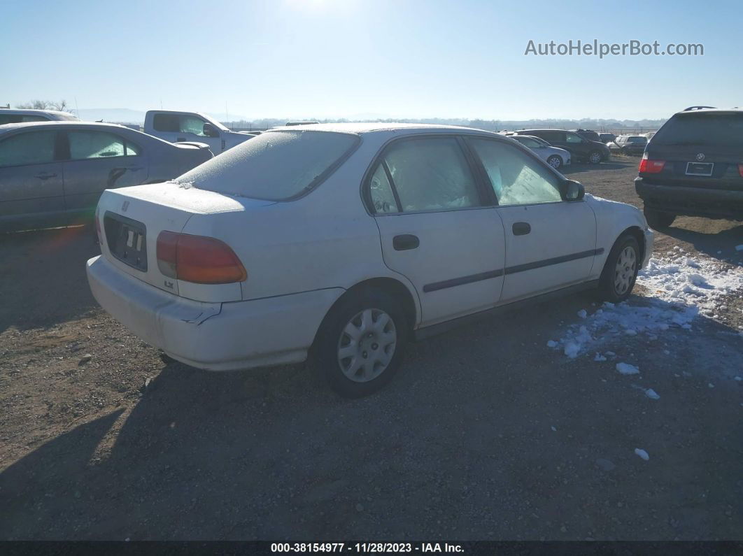 1998 Honda Civic Lx White vin: 2HGEJ6674WH607146