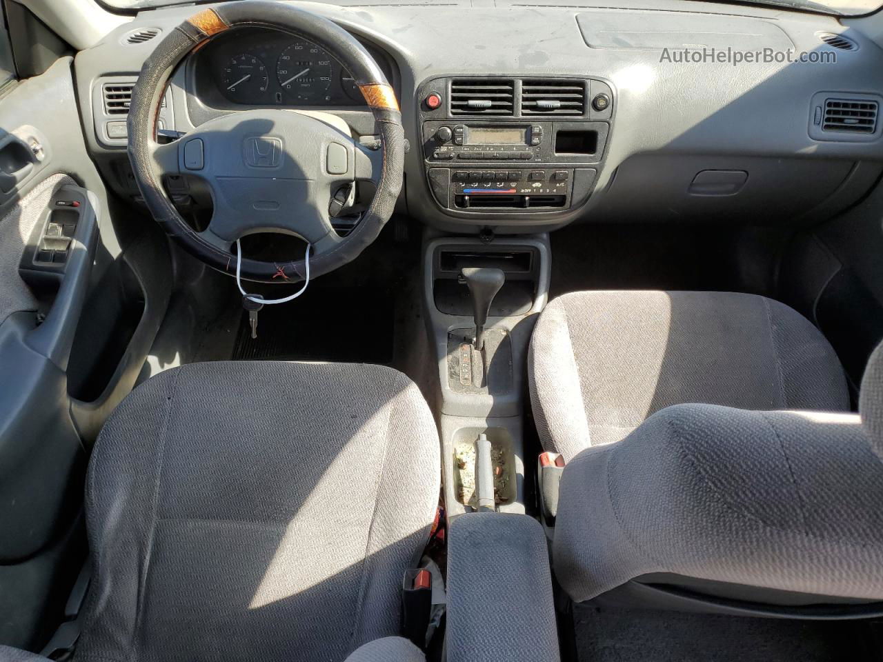 1998 Honda Civic Lx Серебряный vin: 2HGEJ6674WH626229