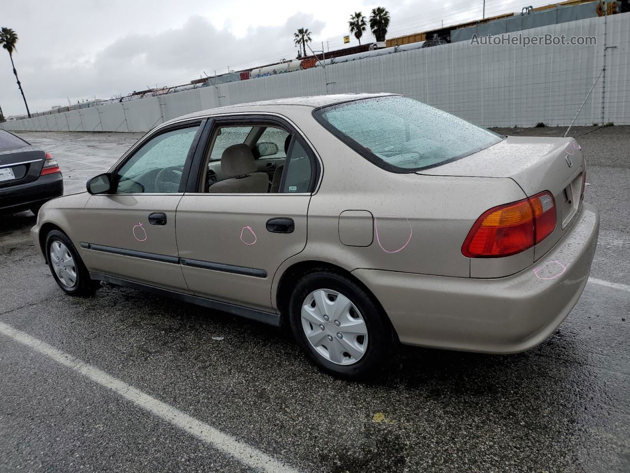 2000 Honda Civic Lx Желто-коричневый vin: 2HGEJ6674YH506823