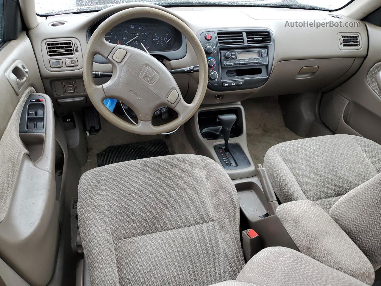 2000 Honda Civic Lx Желто-коричневый vin: 2HGEJ6674YH506823